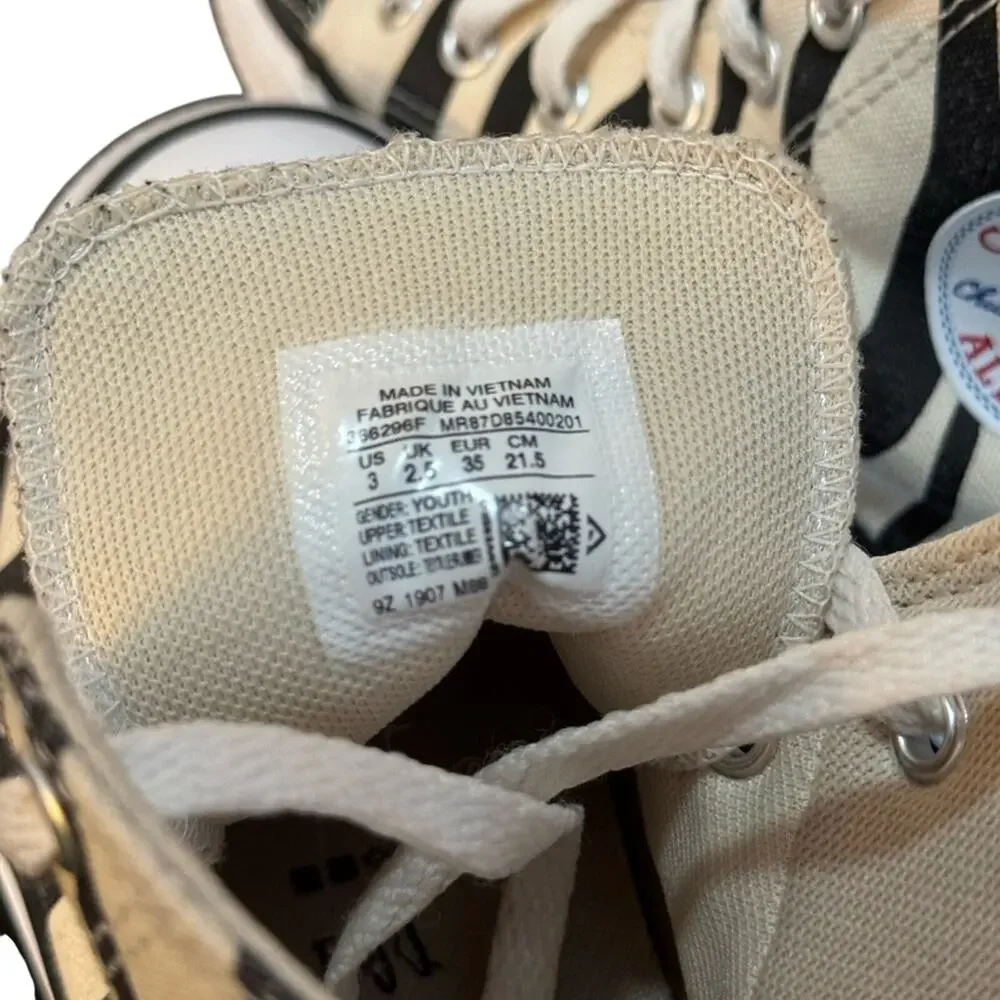 Converse Chuck Taylor All Star Zebra Print High Top Y3